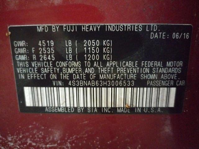 4S3BNAB63H3006533 Subaru Legacy 2.5i