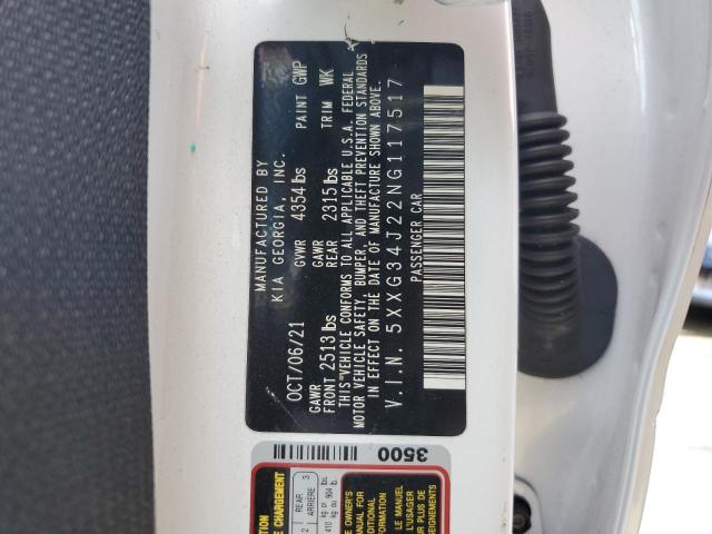 2022 KIA K5 EX - 5XXG34J22NG117517