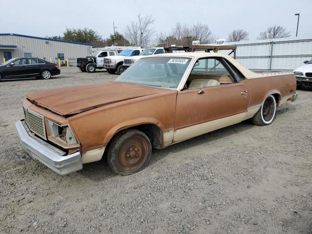 Chevrolet EL Camino salvage cars for sale: 1978 Chevrolet EL Camino