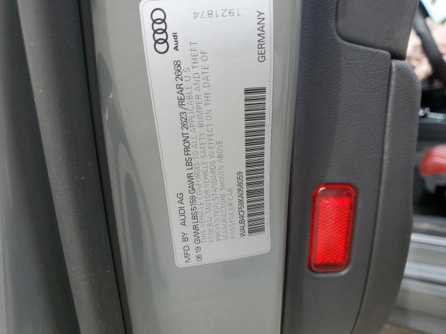 2019 AUDI S5 PREMIUM - WAUB4CF58KA058059