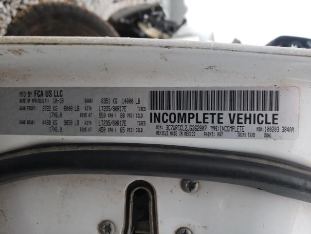 2018 RAM 3500 - 3C7WRTCL2JG362807