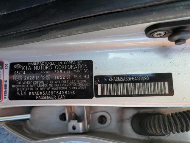 KNADM5A39F6458490 KIA RIO LX