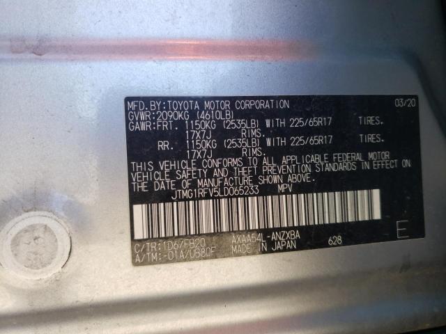 2020 TOYOTA RAV4 LE JTMG1RFV5LD065233