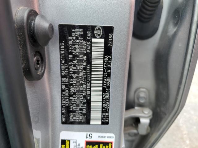 2018 TOYOTA CAMRY L - 4T1B11HK7JU559584