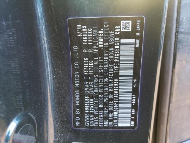 2018 HONDA CLARITY - JHMZC5F17JC012950