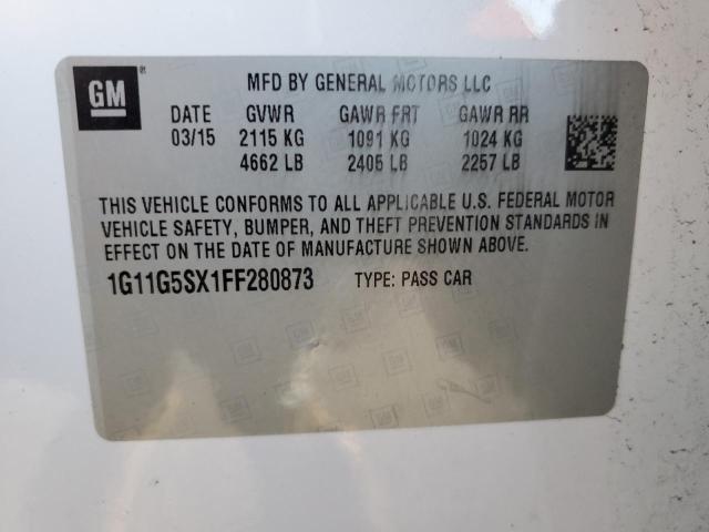 2015 CHEVROLET MALIBU LTZ - 1G11G5SX1FF280873