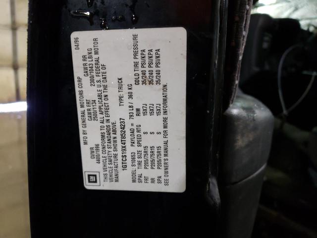 1GTCS19X4T8524237 GMC Sonoma