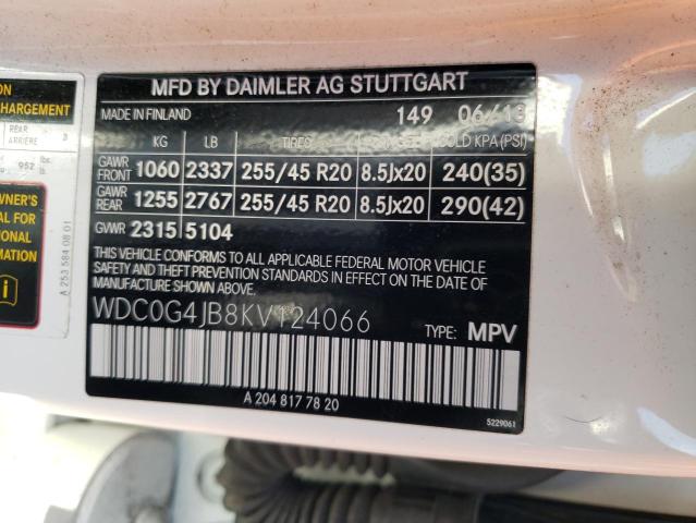 2019 MERCEDES-BENZ GLC 300 - WDC0G4JB8KV124066
