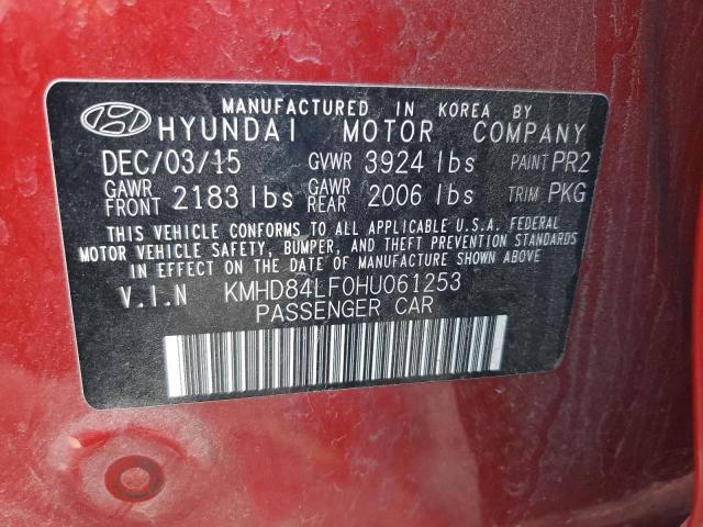 2017 HYUNDAI ELANTRA SE - KMHD84LF0HU061253