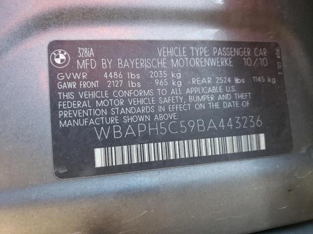 WBAPH5C59BA443236 BMW 328 I Sulev