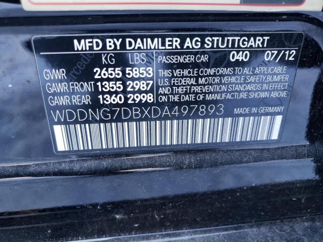 VIN WDDNG7DBXDA497893 2013 Mercedes-Benz S-Class, 550 no.12