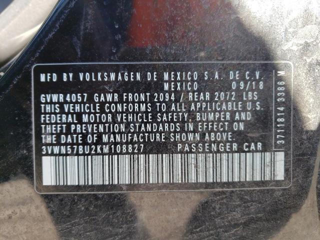 2019 VOLKSWAGEN JETTA S - 3VWN57BU2KM108827