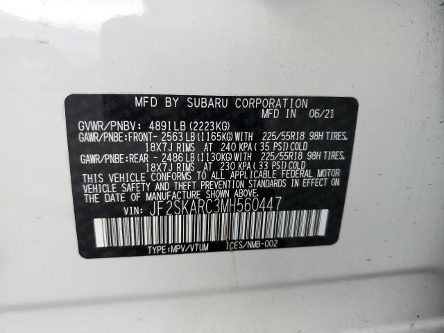 JF2SKARC3MH560447 Subaru Forester Sport