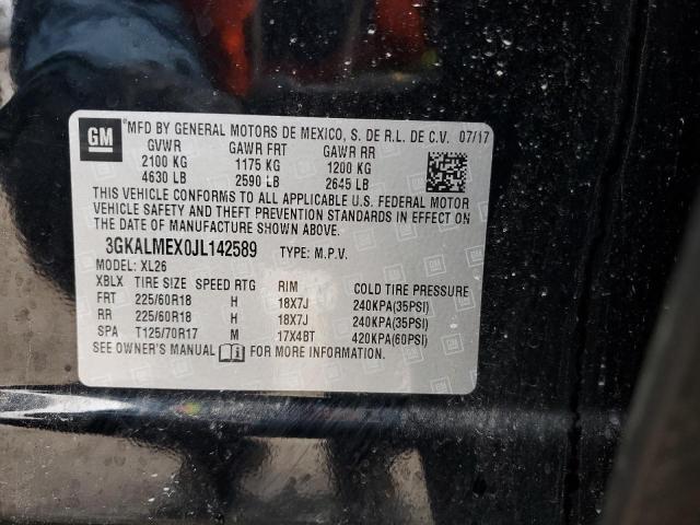 3GKALMEX0JL142589 GMC Terrain Sle