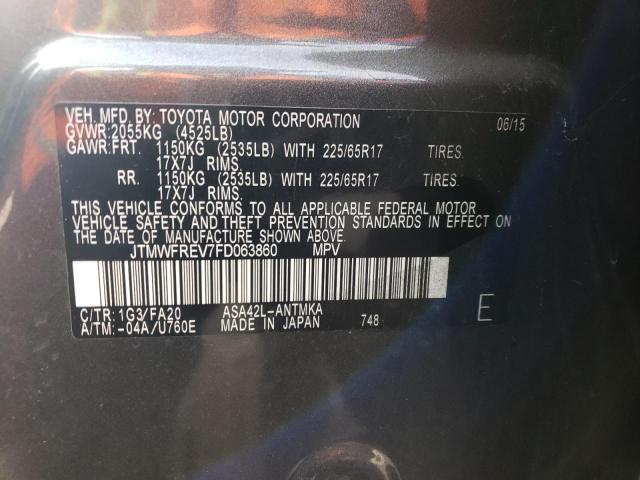 2015 TOYOTA RAV4 XLE - JTMWFREV7FD063860