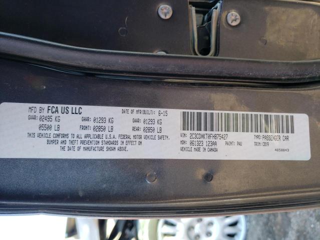 2015 DODGE CHARGER PO 2C3CDXKT0FH875427