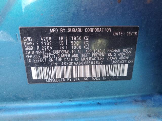 4S3GKAA60K3604652 Subaru IMPREZA