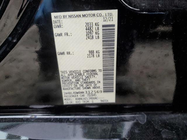 2022 NISSAN ALTIMA SV - 1N4BL4DW6NN312569