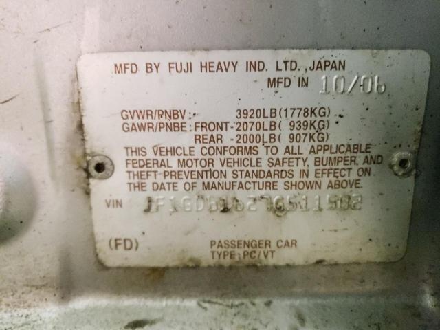 JF1GD61627G511502 Subaru Impreza 2.5i
