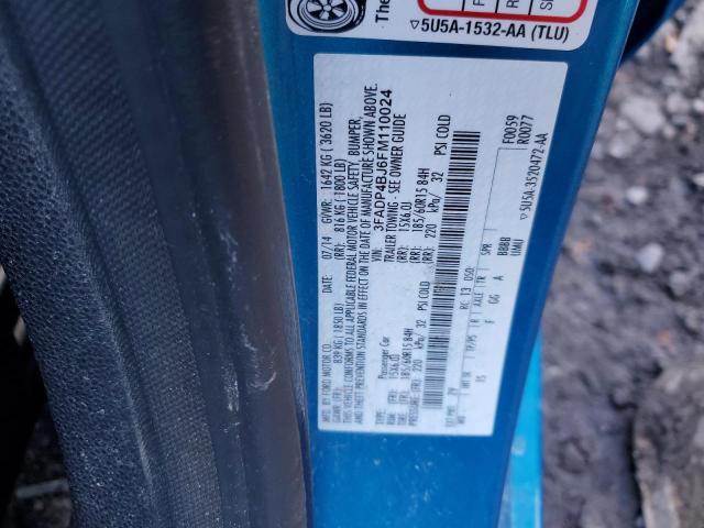 2015 FORD FIESTA SE - 3FADP4BJ6FM110024