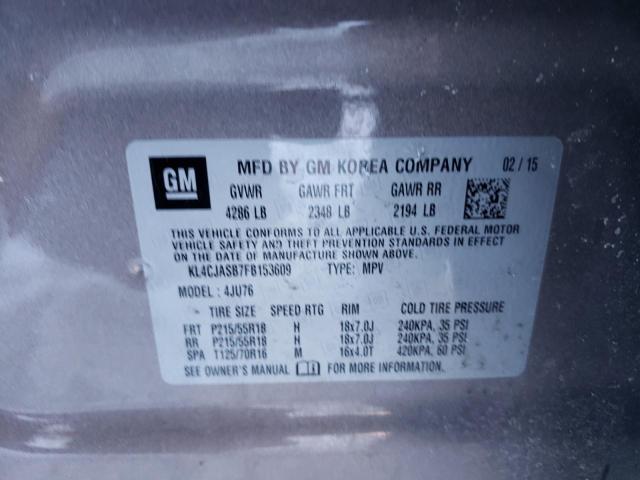 2015 BUICK ENCORE - KL4CJASB7FB153609