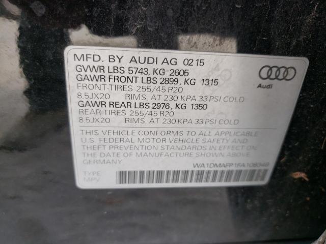 2015 AUDI Q5 TDI PRE - WA1DMAFP1FA108348