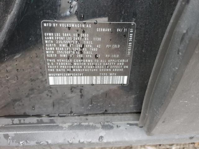 2021 VOLKSWAGEN ID.4 PRO WVGRMPE2XMP034762