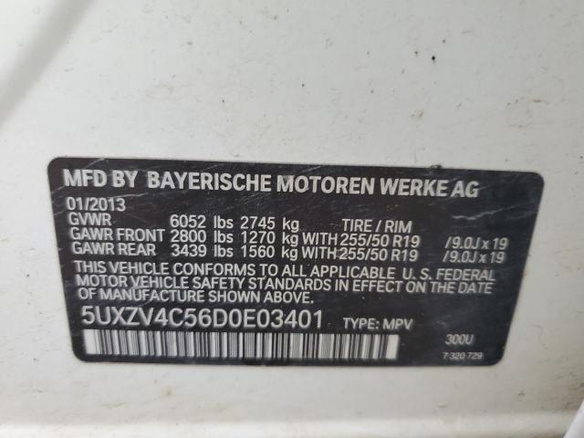 VIN 5UXZV4C56D0E03401 2013 BMW X5, Xdrive35I no.13