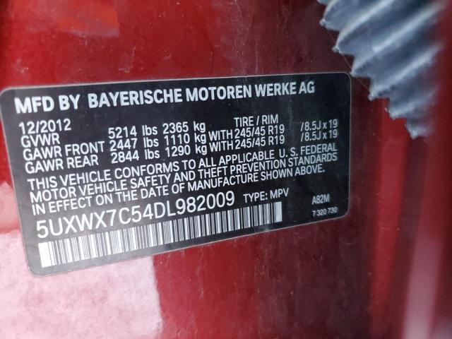5UXWX7C54DL982009 BMW X3 Xdrive35i
