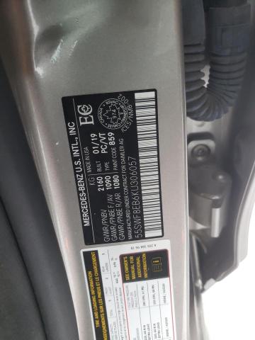 55SWF8EB6KU306057 2019 MERCEDES-BENZ C-CLASS, photo no. 13