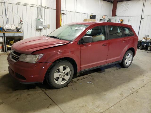 Salvage cars for sale from Copart Billings, MT: 2013 Dodge Journey SE