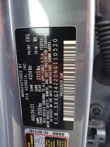 2022 KIA K5 EX - 5XXG34J20NG110520