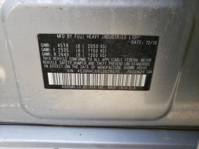 4S3BNAC68G3029075 Subaru Legacy 2.5i Premium