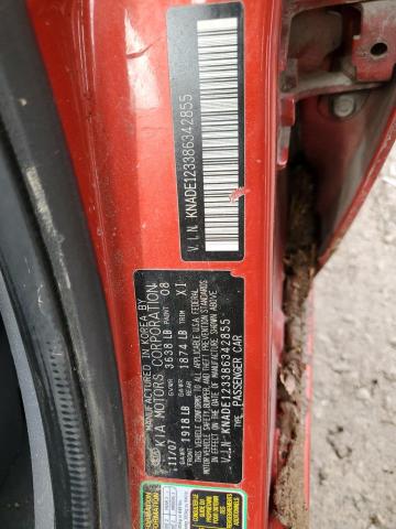 KNADE123386342855 KIA Rio