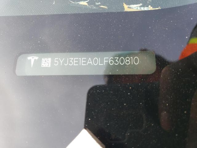 5YJ3E1EA0LF630810 Tesla MODEL 3