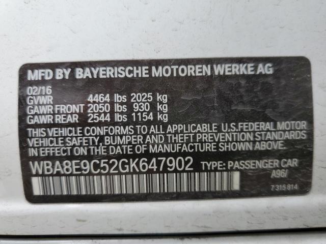WBA8E9C52GK647902 BMW 328 I Sulev