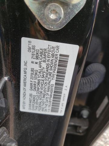 2019 ACURA TLX TECHNO - 19UUB1F64KA005763
