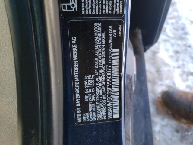 2015 BMW X1 XDRIVE3 - WBAVM5C55FVV93877