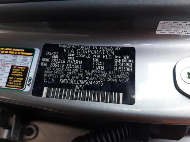 KNDC3DLC5N5044975 KIA EV6 LIGHT