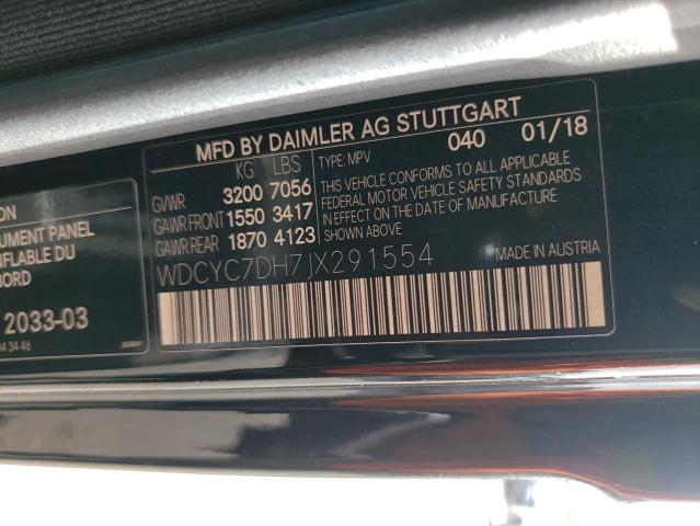 WDCYC7DH7JX291554 Mercedes-Benz G 63 AMG