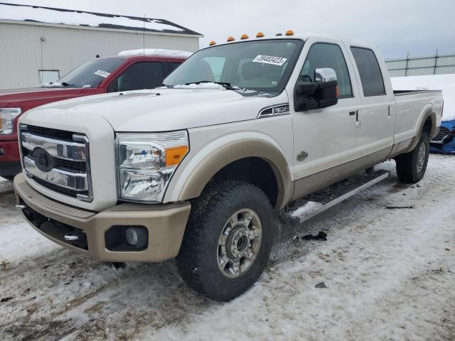 Salvage trucks for sale at Portland, MI auction: 2012 Ford F350 Super Duty