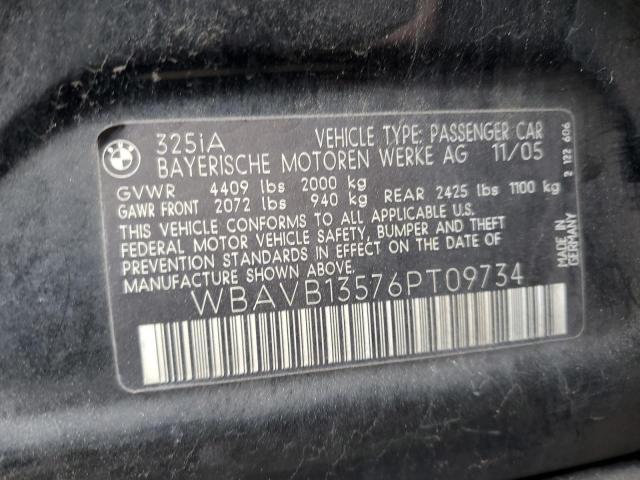 WBAVB13576PT09734 BMW 325 I