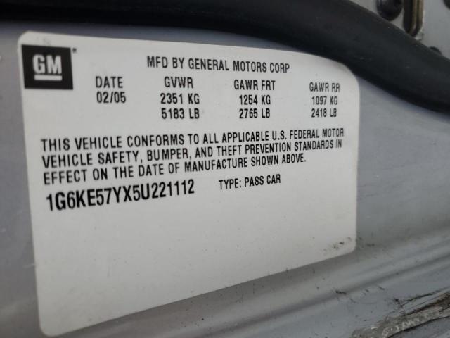 1G6KE57YX5U221112 Cadillac Deville