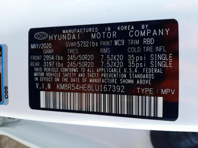 2020 HYUNDAI PALISADE L - KM8R54HE8LU167392