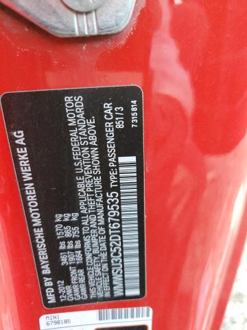 WMWSU3C52DT679535 Mini Cooper
