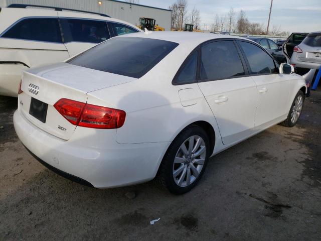 2012 AUDI A4 PREMIUM VIN: WAUAFAFL7CN008420