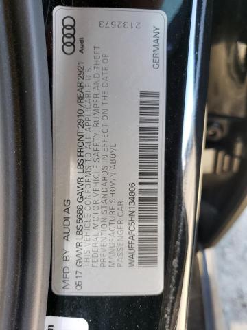 2017 AUDI S6 PREMIUM WAUFFAFC5HN134806