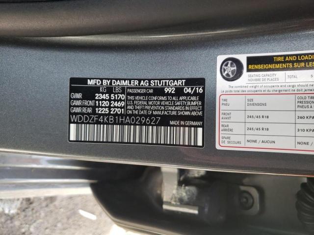 2017 MERCEDES-BENZ E 300 4MAT - WDDZF4KB1HA029627