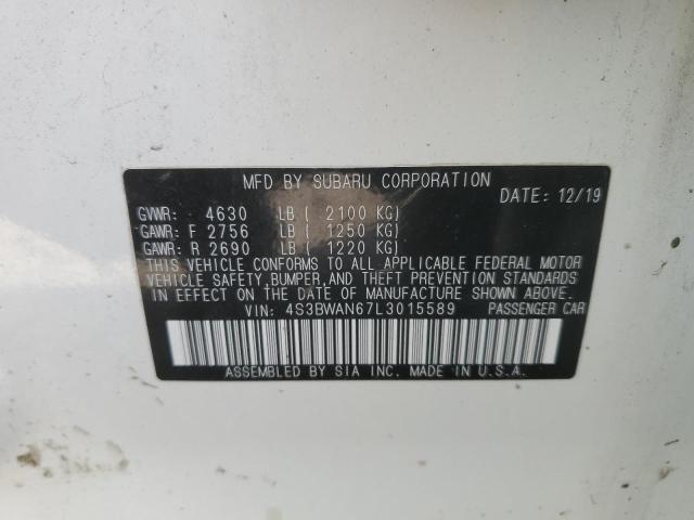 4S3BWAN67L3015589 Subaru Legacy Limited