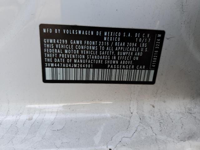 2018 VOLKSWAGEN GTI S/SE - 3VW447AU4JM264981